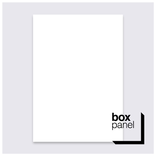【Lサイズ】[￥7,100 税抜] box panel rect 縦59.4cm 横42cm 奥行2.5cm(A2サイズ)