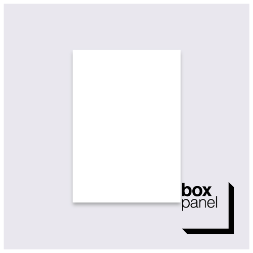 【Sサイズ】[￥3,700 税抜] box panel rect 縦29.7cm 横21cm 奥行2.5cm(A4サイズ)