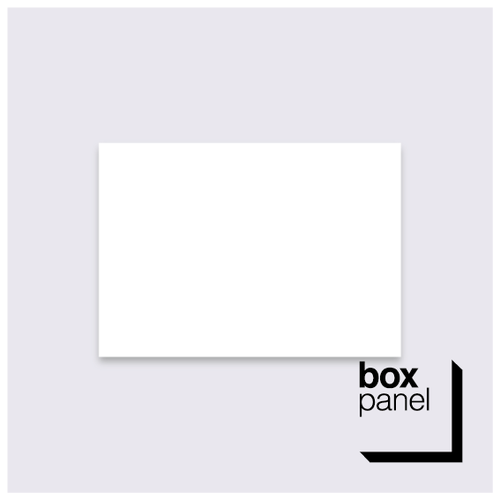 【Sサイズ】[￥3,700 税抜] box panel rect 縦21cm 横29.7cm 奥行2.5cm(A4サイズ)