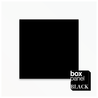 【Lサイズ】[￥9,300 税抜] box panel BLACK square 縦45cm 横45cm 奥行2.5cm