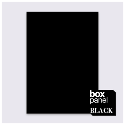 【Lサイズ】[￥10,100 税抜] box panel BLACK rect 縦59.4cm 横42cm 奥行2.5cm(A2サイズ)