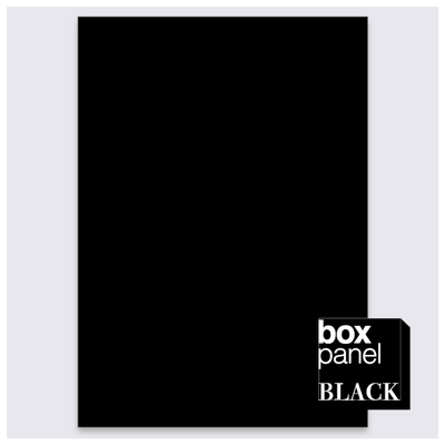 【XLサイズ】[￥15,800 税抜] box panel BLACK rect 縦84.1cm 横59.4cm 奥行2.5cm(A1サイズ)