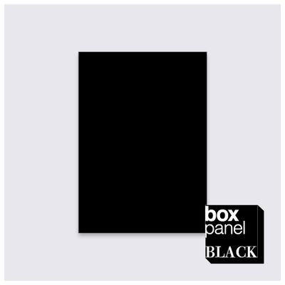 【Mサイズ】[￥7,100 税抜] box panel BLACK rect 縦42cm 横29.7cm 奥行2.5cm(A3サイズ)