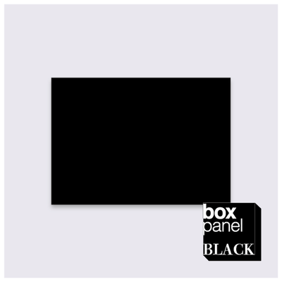 【Mサイズ】[￥7,100 税抜] box panel BLACK rect 縦29.7cm 横42cm 奥行2.5cm(A3サイズ)